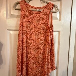 Old Navy Floral Tank Top - Coral